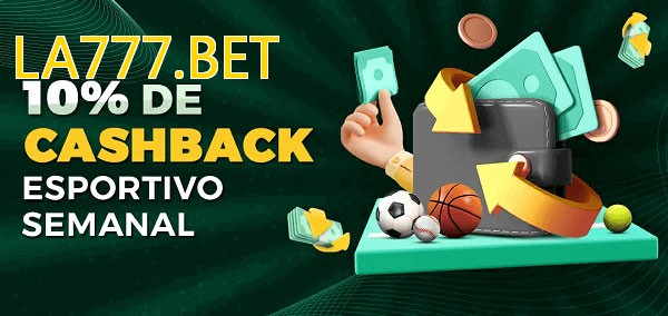 10% de bônus de cashback na LA777.BET