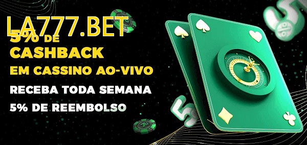 Promoções do cassino ao Vivo LA777.BET